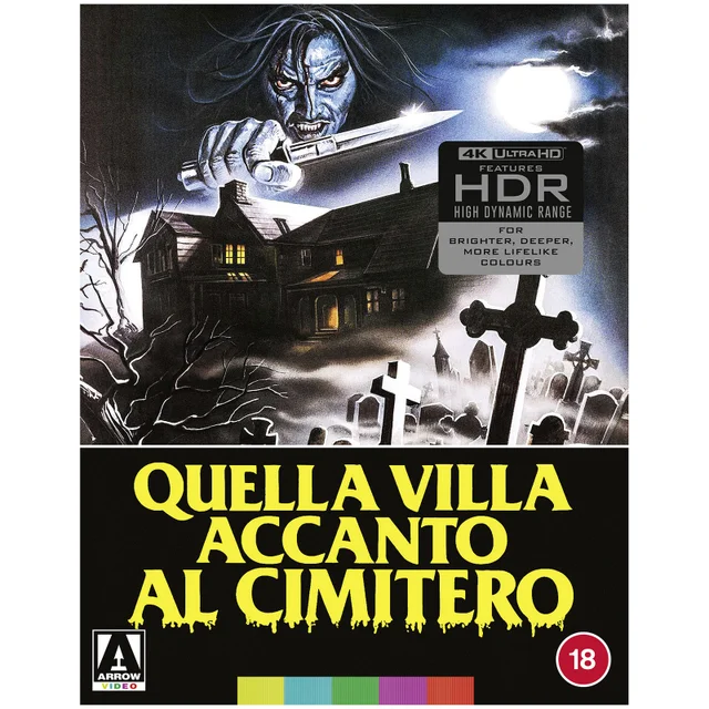 The House By The Cemetery | Arte Originale Slipcase | Arrow Store Exclusive | Limited Edition 4K UHD