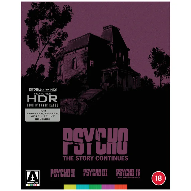 Psycho - The Story Continues: Psycho II, Psycho III, Psycho IV: The Beginning 4K UHD